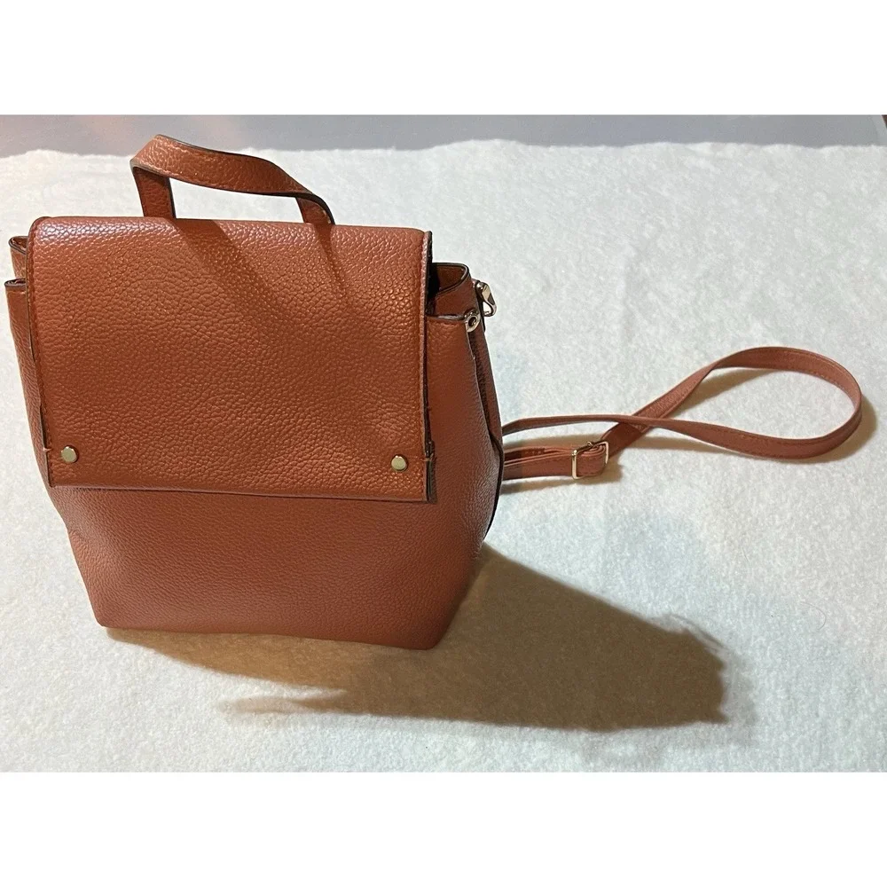 New Day Brown Backpack Converts Crossbody‎ Shoulder Straps